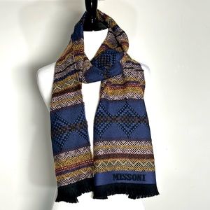 Missoni Multi Colored Mens & Women’s Woven Print Scarf